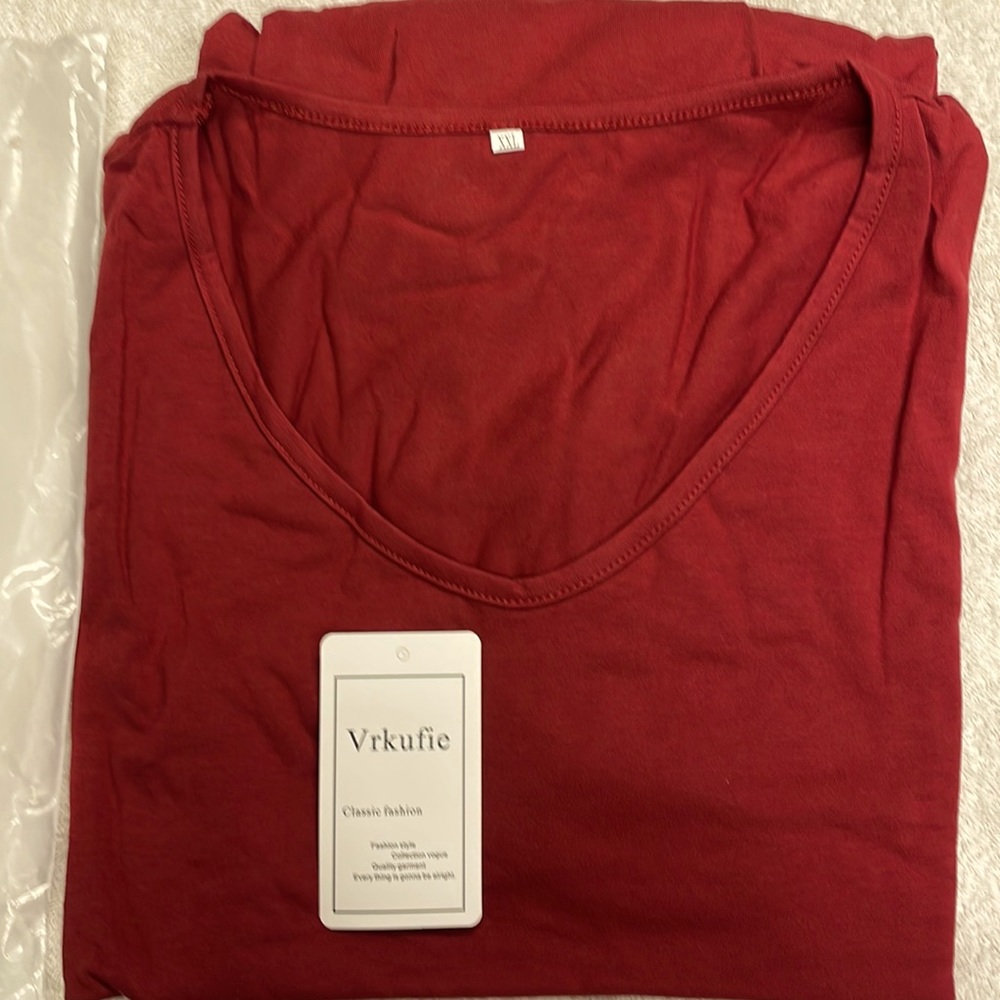 Vrkufie brand, XXl, cranberry, long sleeve shirt